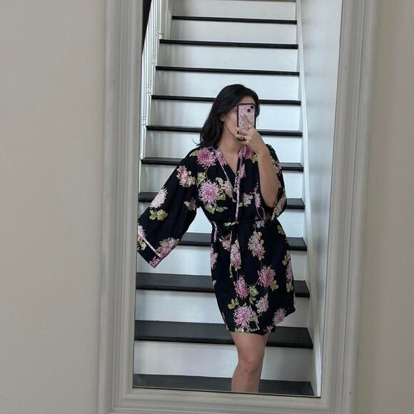 ❗️Last Chance | Vintage Oscar de la Renta Floral Print Robe - Picture 1 of 4